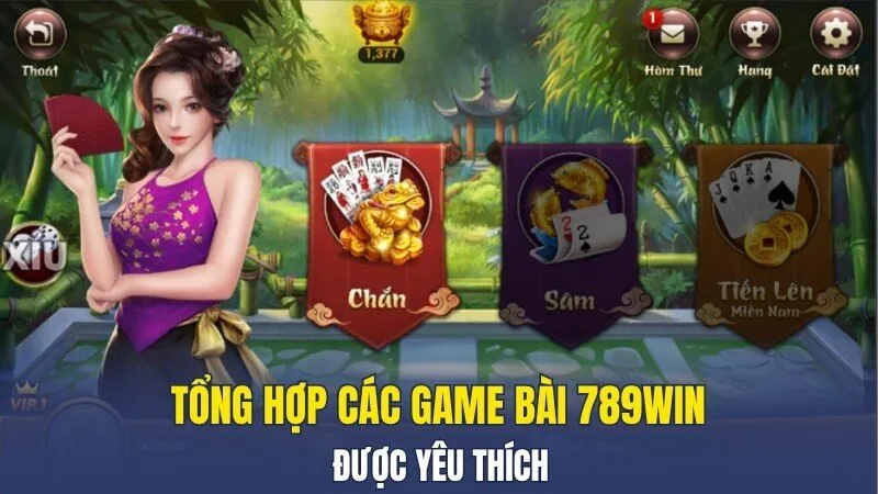 Tổng hợp các game bài 789WIN được yêu thích